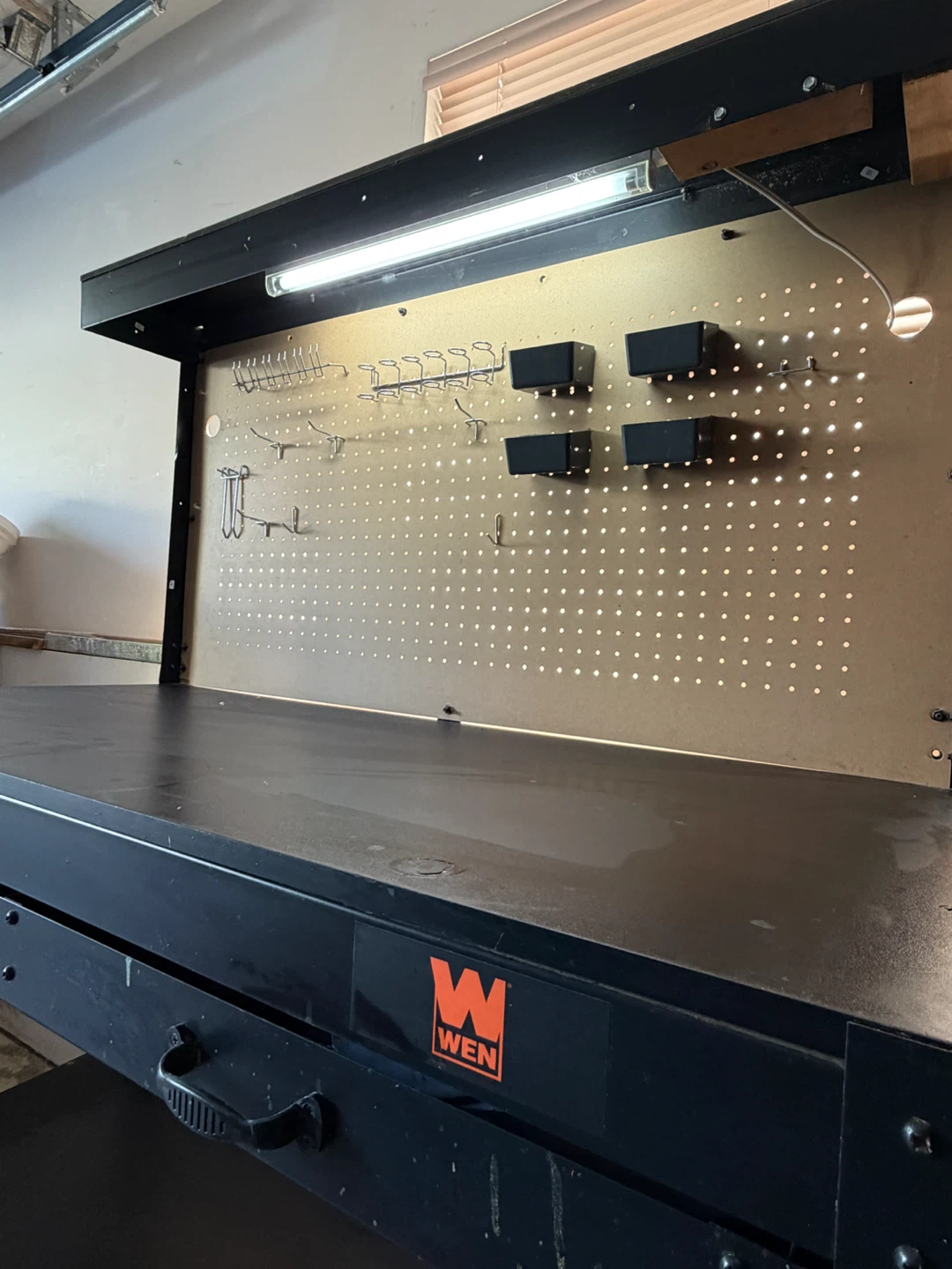WEN 48-Inch Workbench with Power Outlets and Light - photo 2