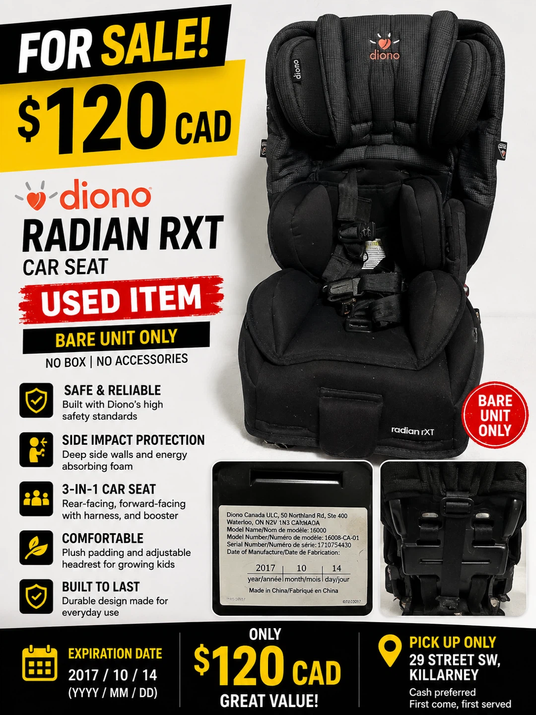 Diono Radian RXT Car Seat