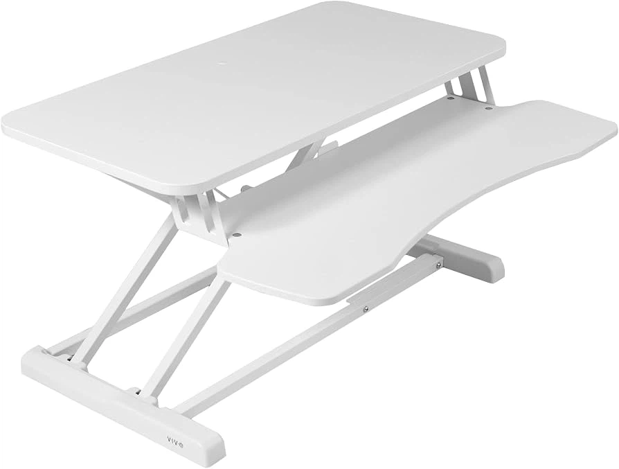 VIVO White Standing Desk Converter - photo 2