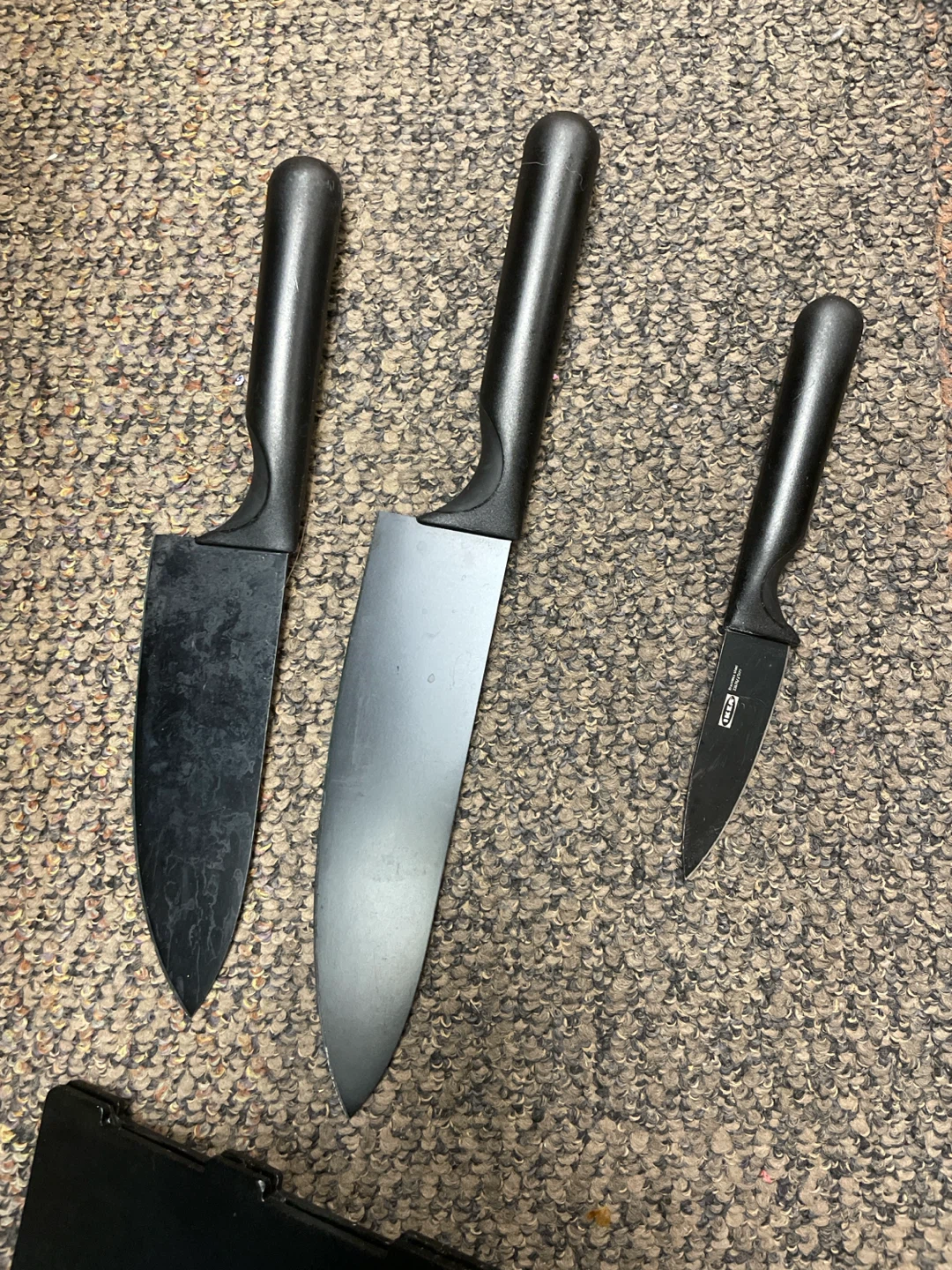 IKEA 3-Piece Knife Set with Block - photo 2