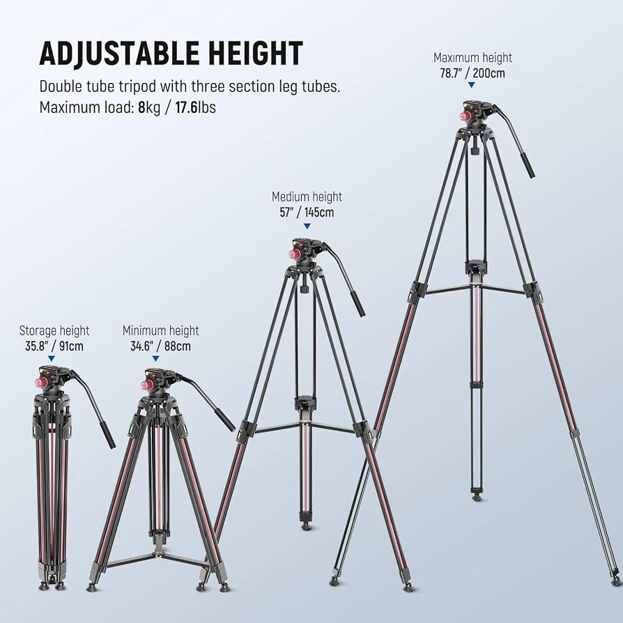 Openbox LL38 Video Tripod with Fluid Head - photo 2