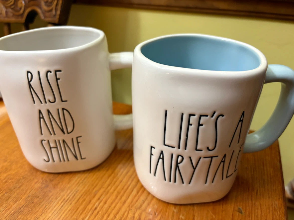 $10 ea/both for $15 Rae Dunn double sided specialty mugs