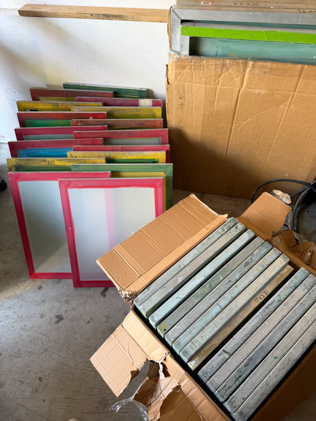 Screen Printing Screens with mesh