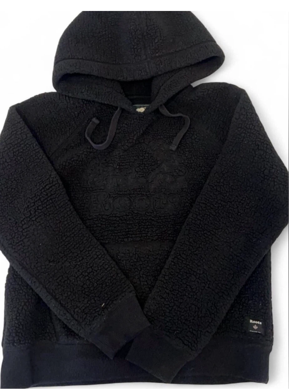 Roots Black Sherpa Hoodie - photo 2