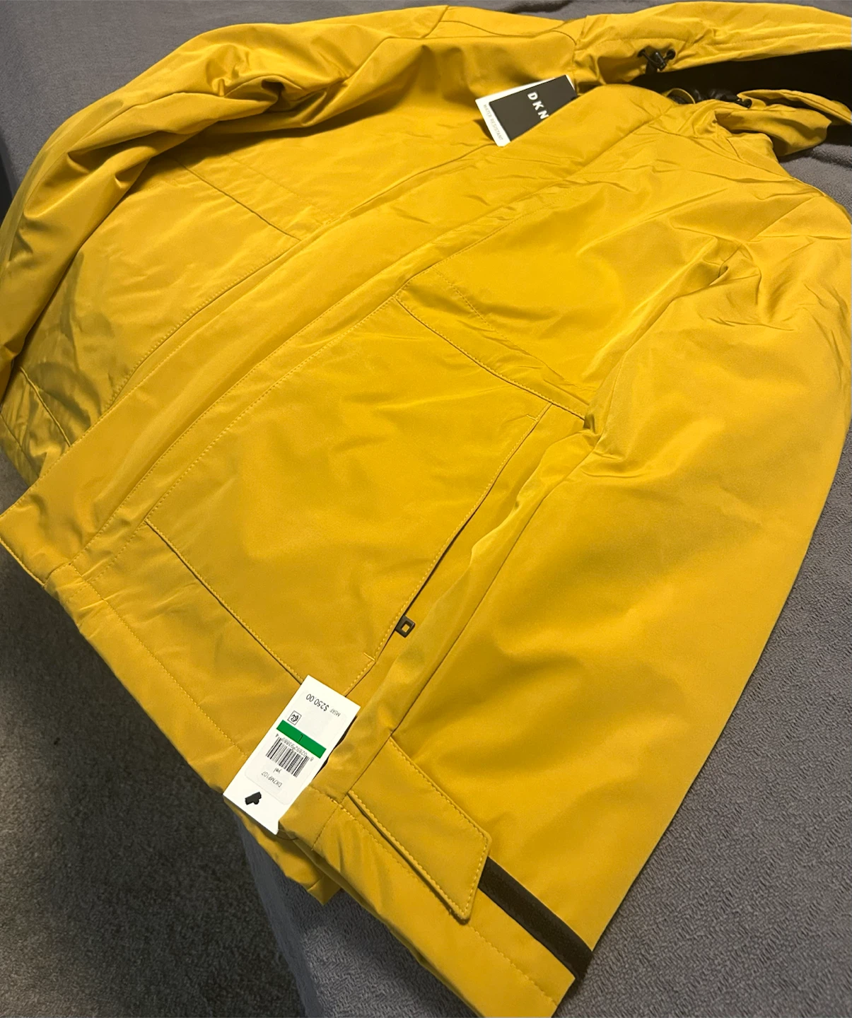 DKNY Yellow Hooded Jacket - photo 2