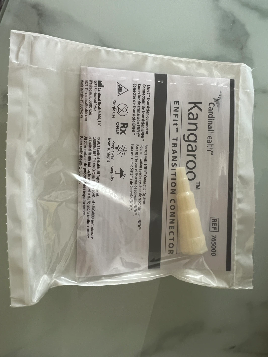 Cardinal Health Kangaroo ENFit Transition Connector