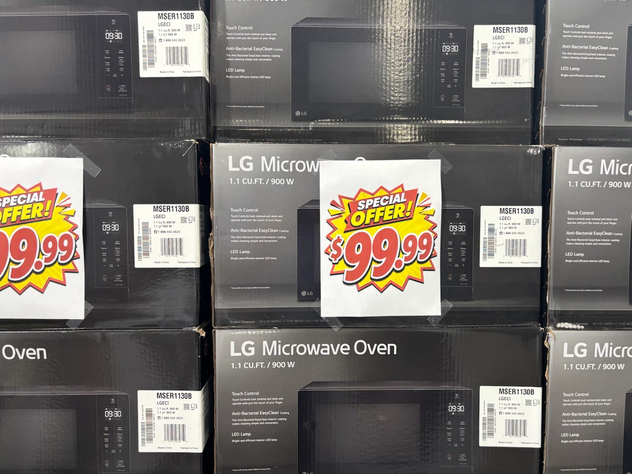 22” LG Countertop Microwave Unit for Sale