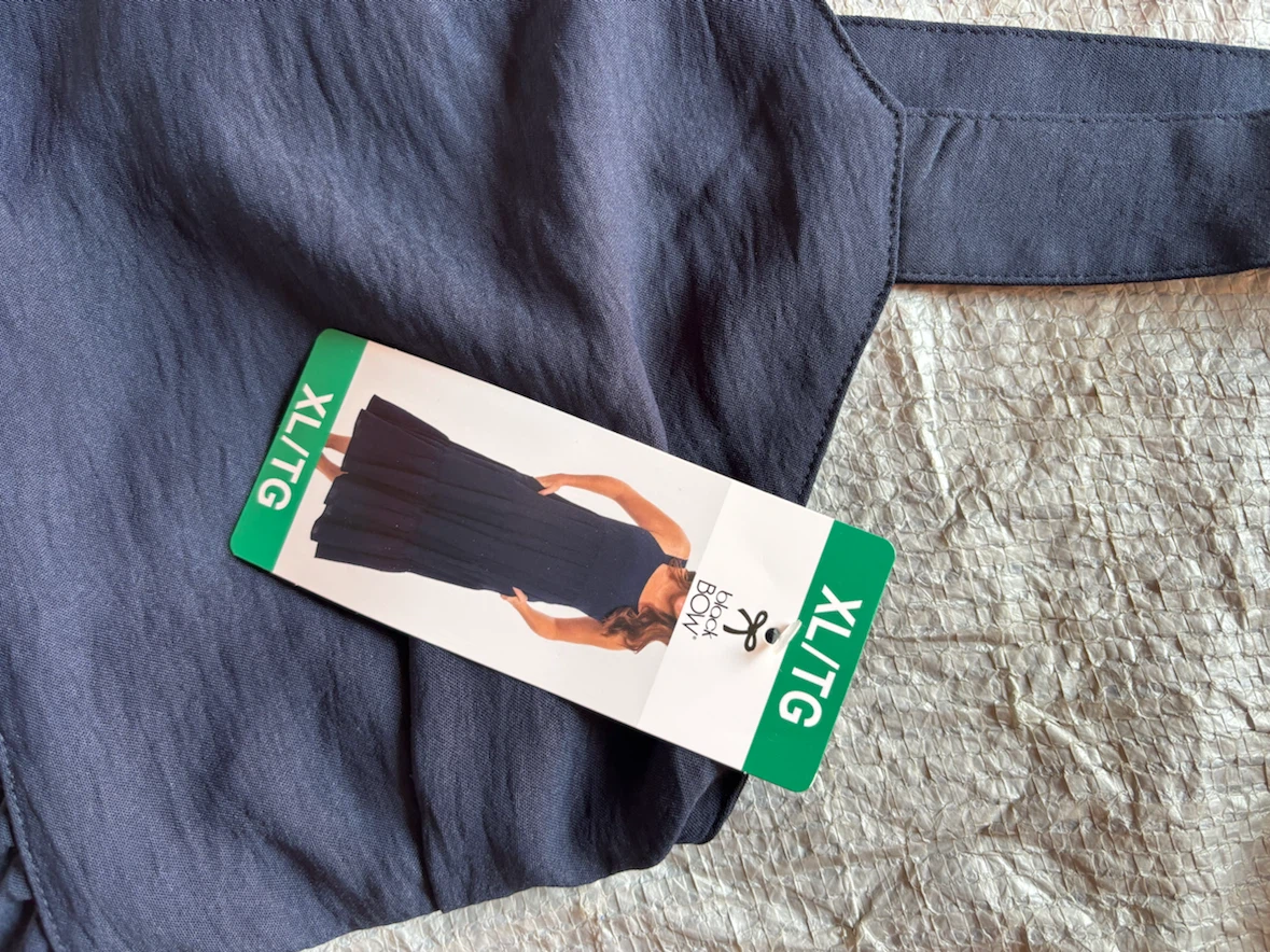 Black Bow XL/TG Maxi Dress  navy XL - photo 2