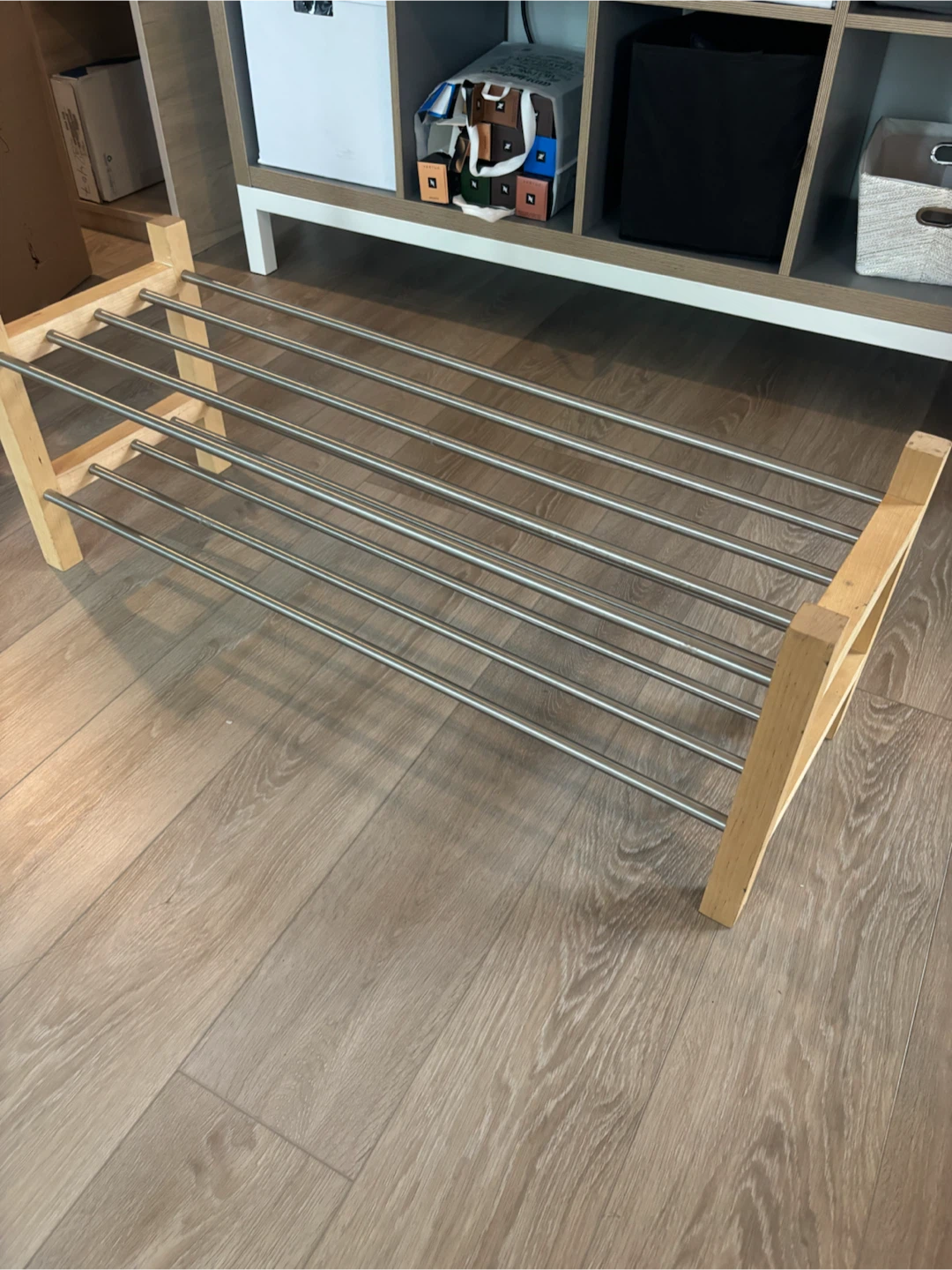 Wooden Shoe Rack
