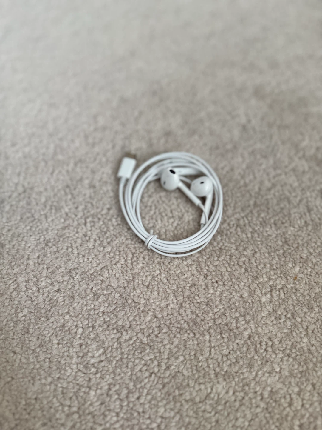 White Earbuds with USB-C Connector - photo 2