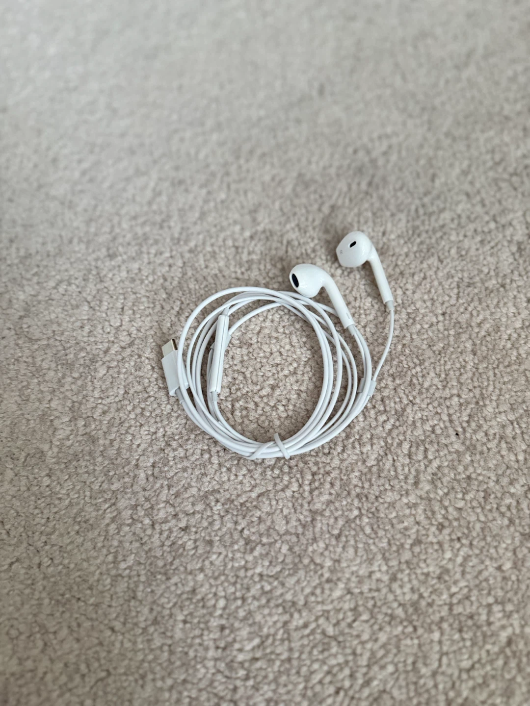 White Earbuds with USB-C Connector - photo 3