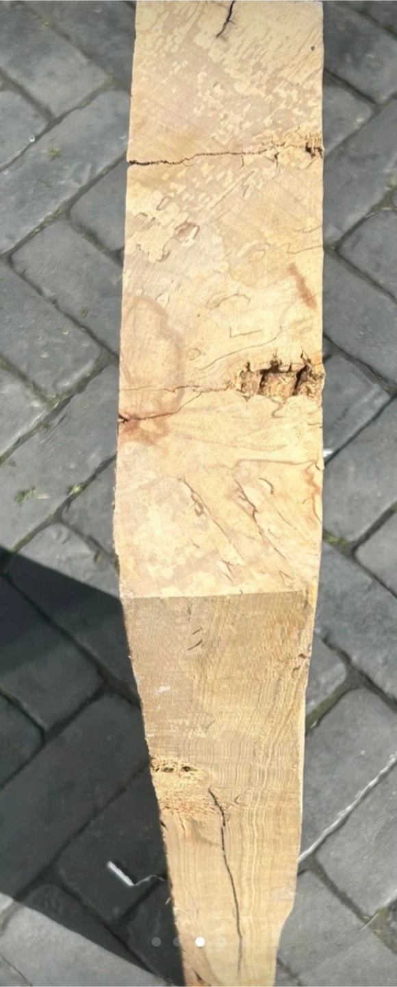 Thick century old reclaimed wood piece - photo 3