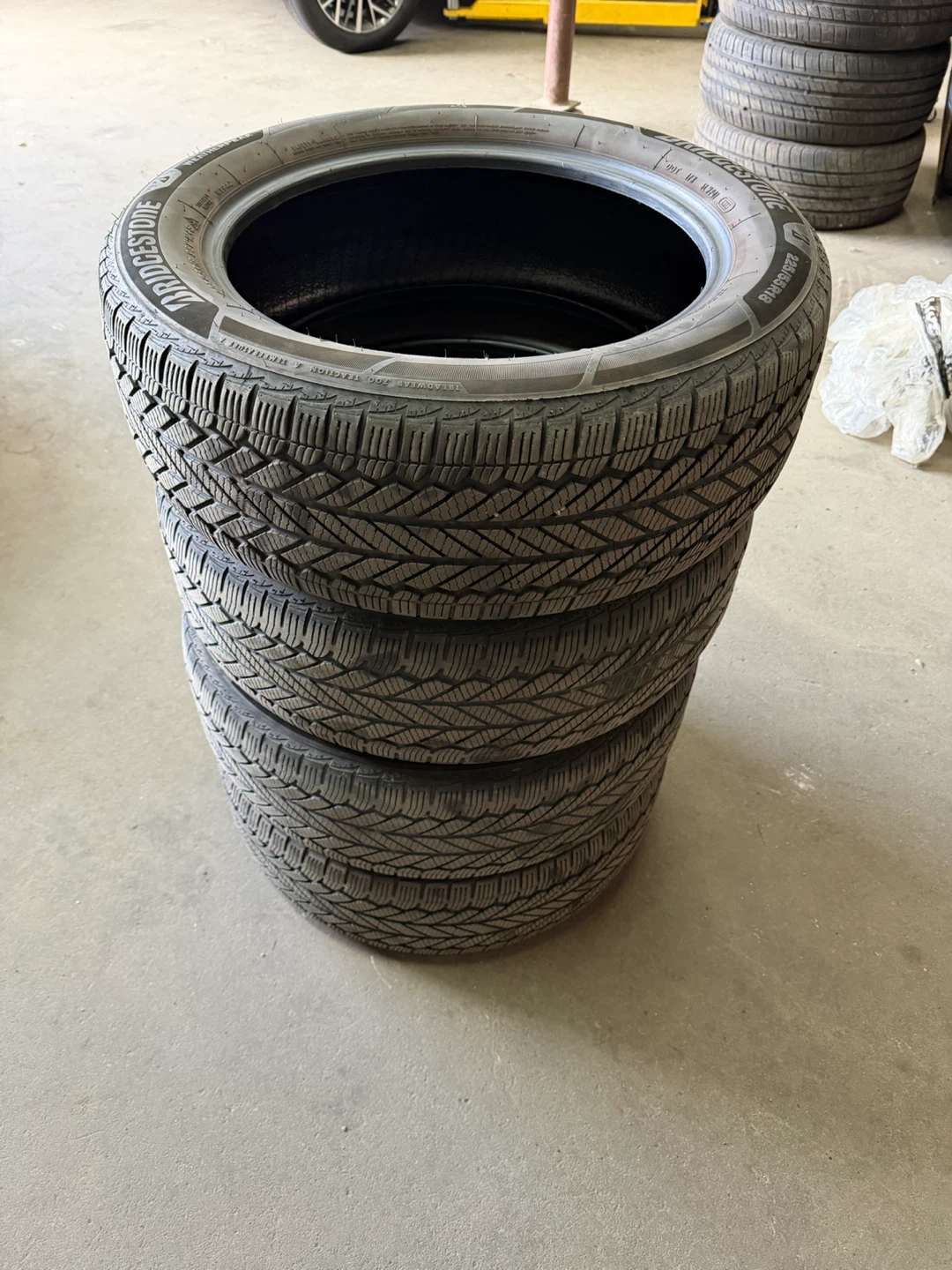 Bridgestone 225/55R18 M+S Tires (Set of 4)