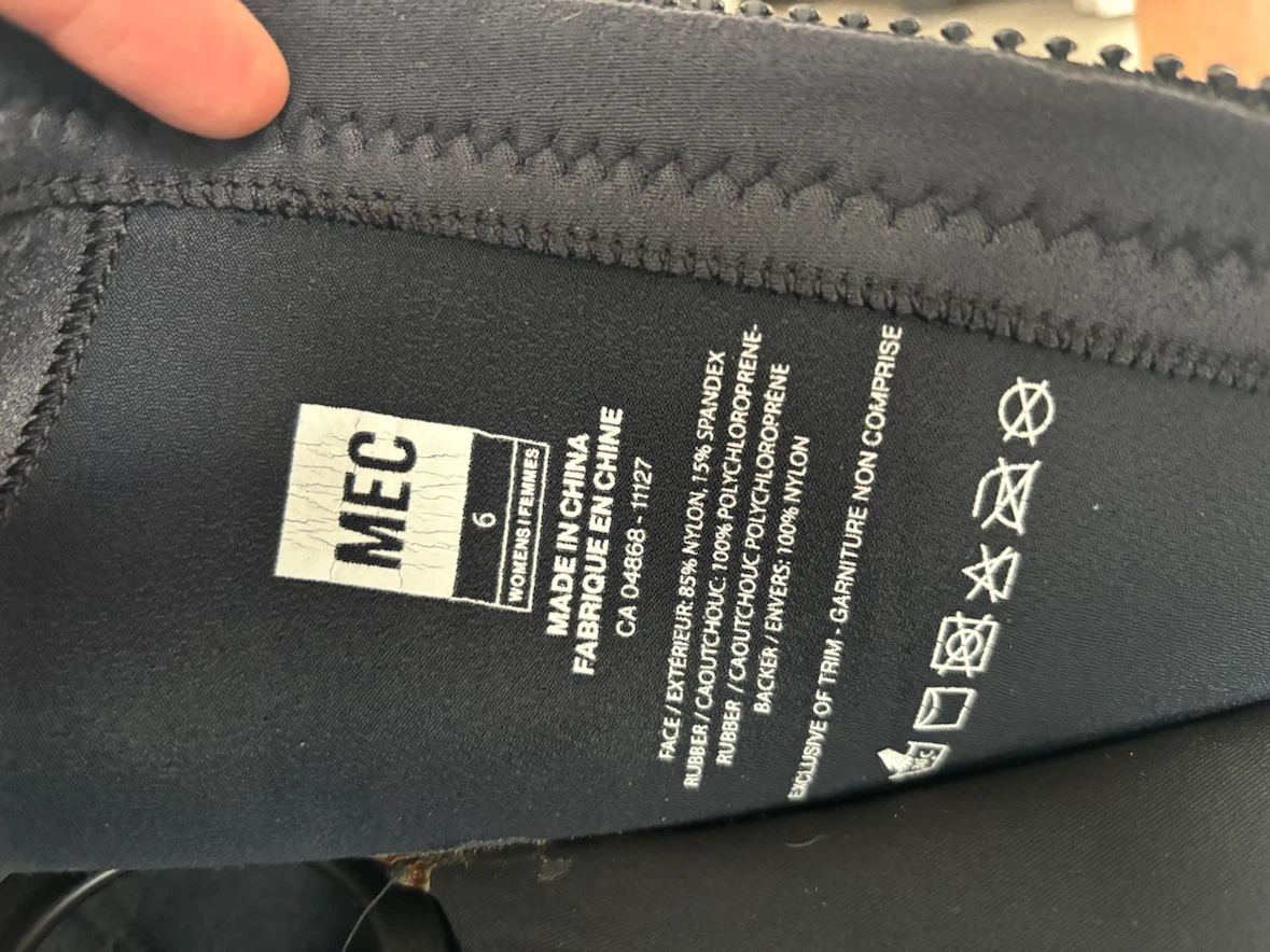 MEC Full Wetsuit Women Small - photo 4