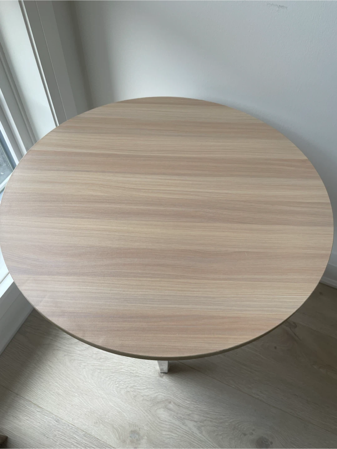 Round Side Table with Shelf - photo 3
