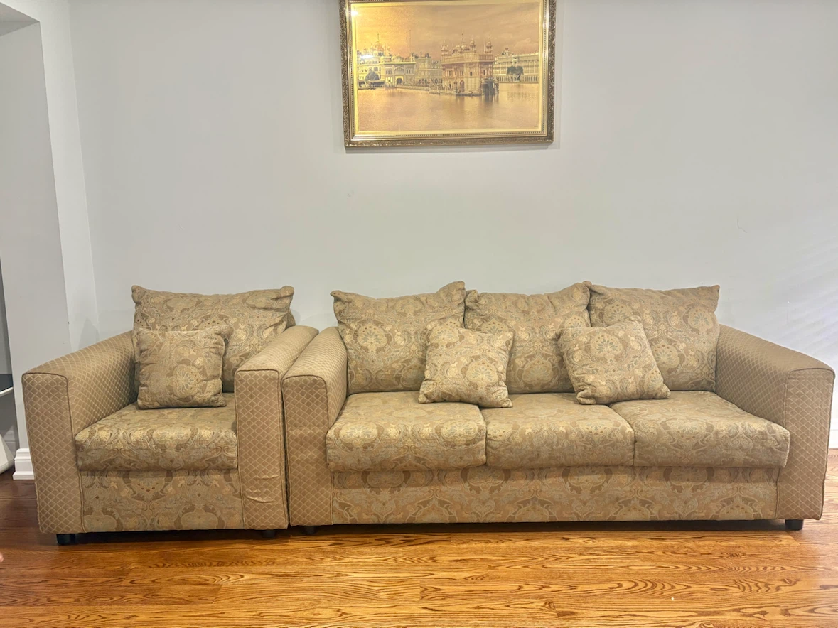 3-Piece Sofa Set with Accent Pillows - photo 2