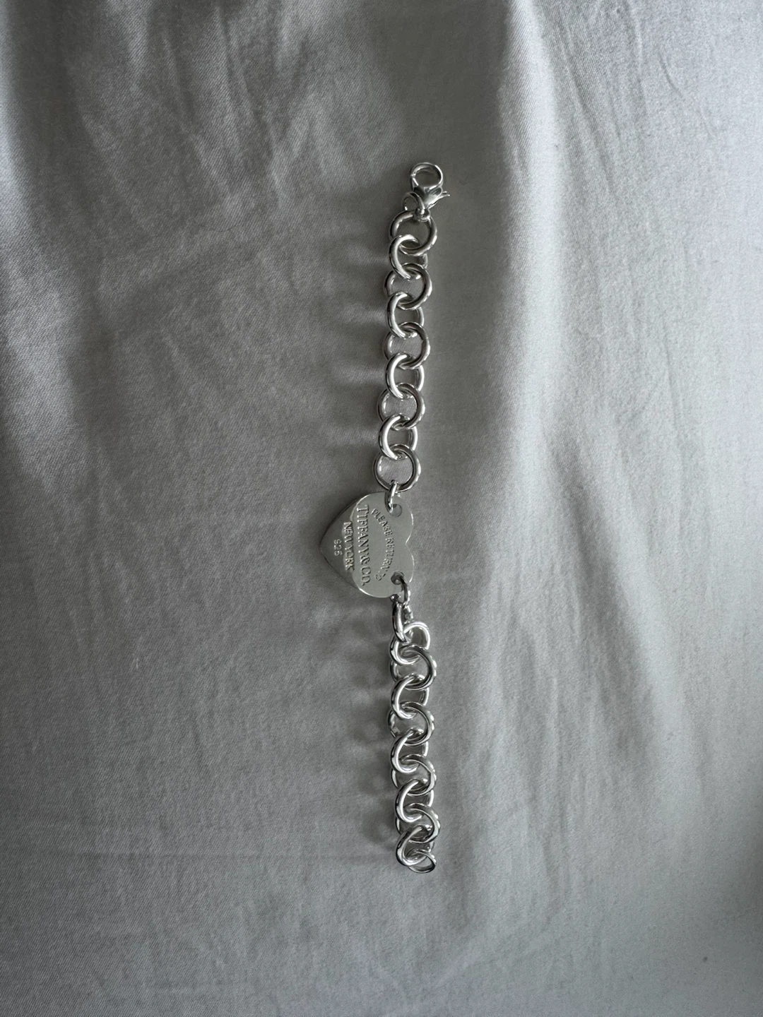 Tiffany & Co. Sterling Silver Heart Tag Bracelet - photo 3