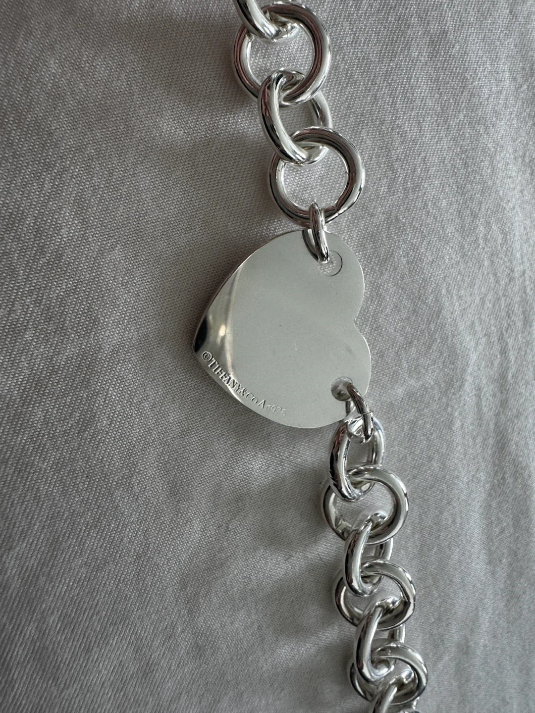 Tiffany & Co. Sterling Silver Heart Tag Bracelet - photo 4