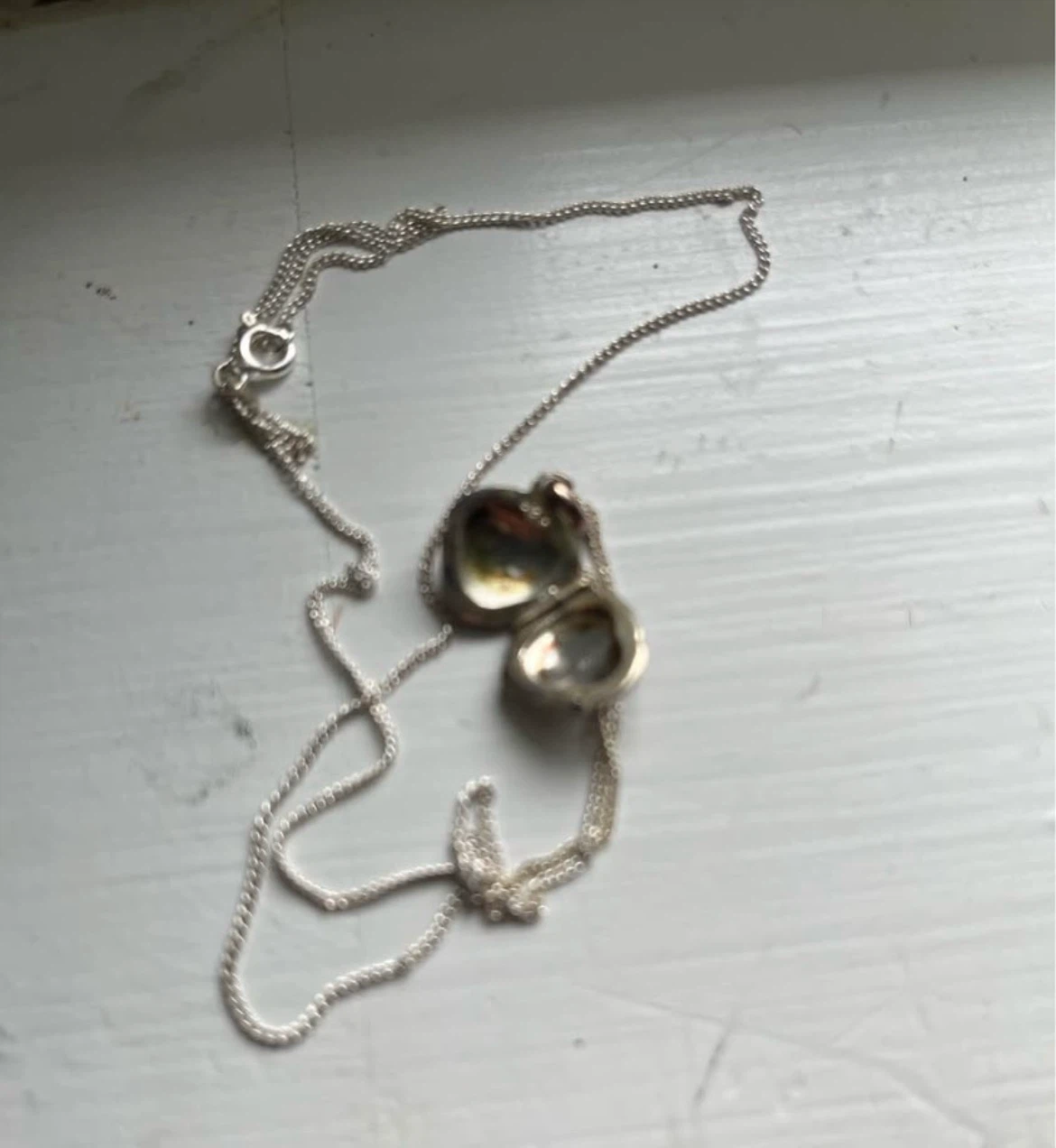 Sterling Silver Heart Locket Necklace