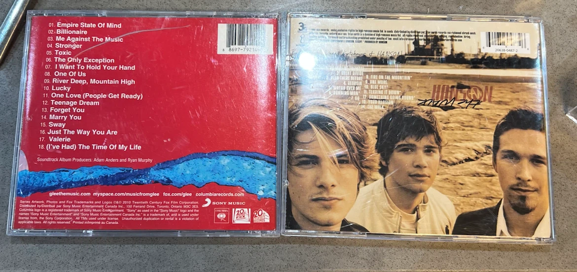 Glee Season Two & Hanson The Walk CDs - photo 2
