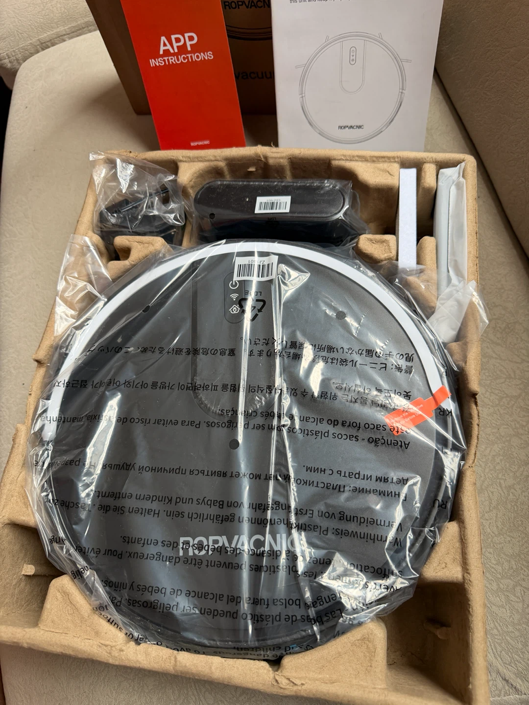 Robot Vacuum & Mop Combo App Control Self-Charging - New
