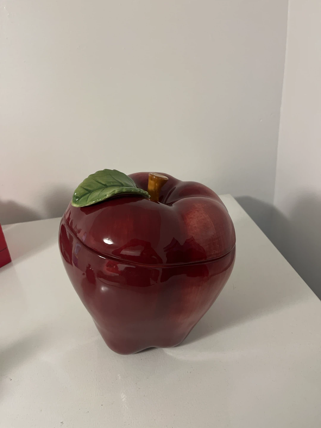 Apple Shaped Ceramic Jar - photo 3