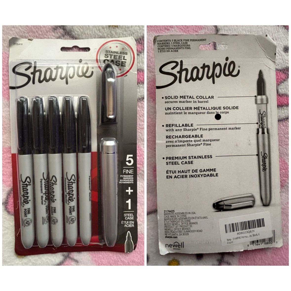 Sharpie - Permanent Markers With Stainless Steel Case