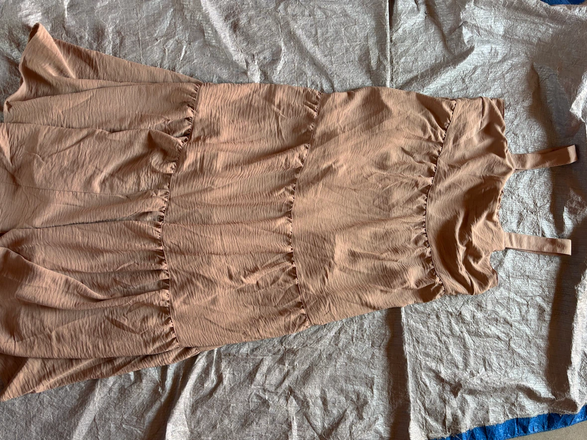 NWOT Black Bow Tiered Maxi Dress XL - photo 2