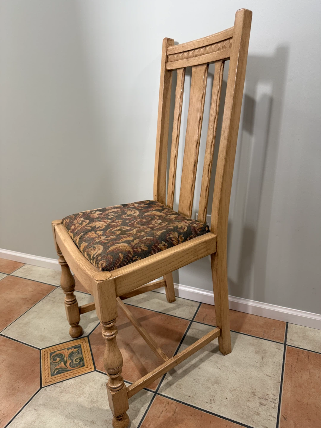 Set of 6 vintage dining chairs - photo 2