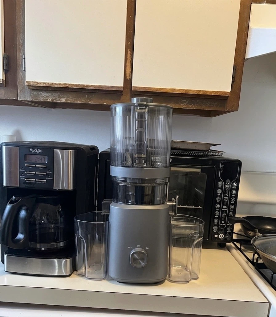 3-in-1 Cold Press Juicer with 6.2"Extra Feed Chute…