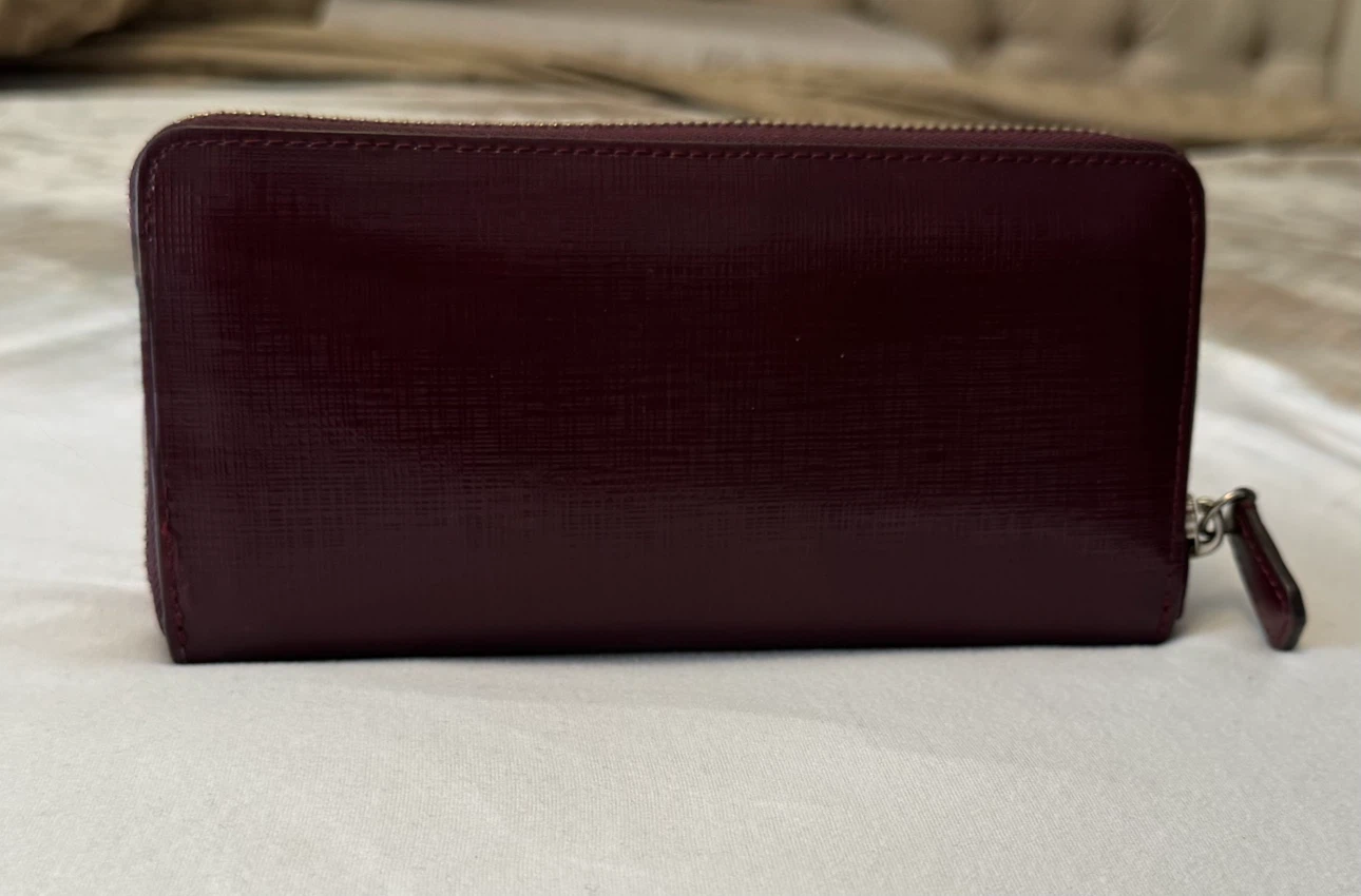 Coach Saffiano Leather Zip Around Wallet - photo 3