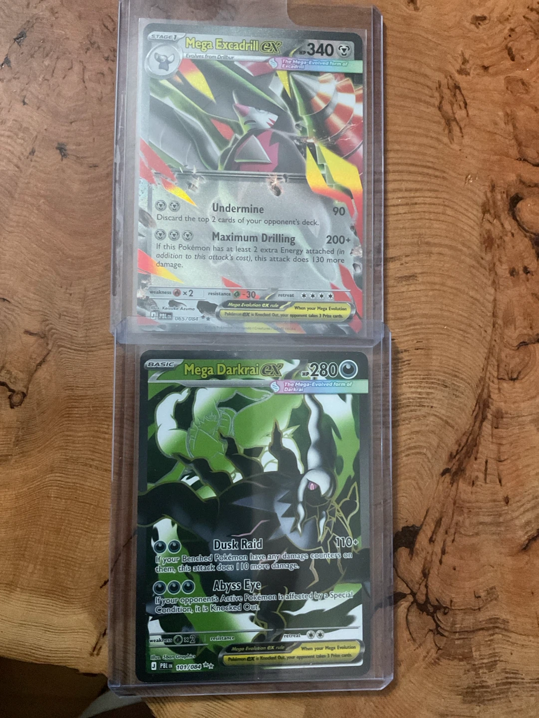 Mega Excardrill EX & Mega Darkrai EX Pokémon Cards