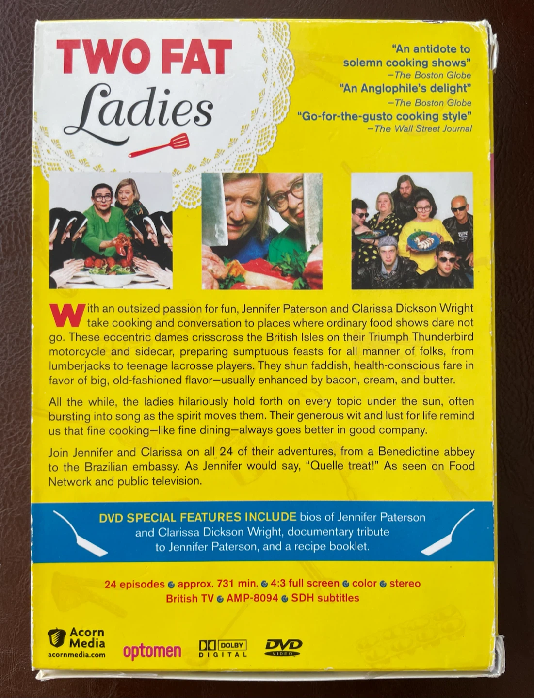 Two Fat Ladies The Complete Series Dvd Box Set - photo 2