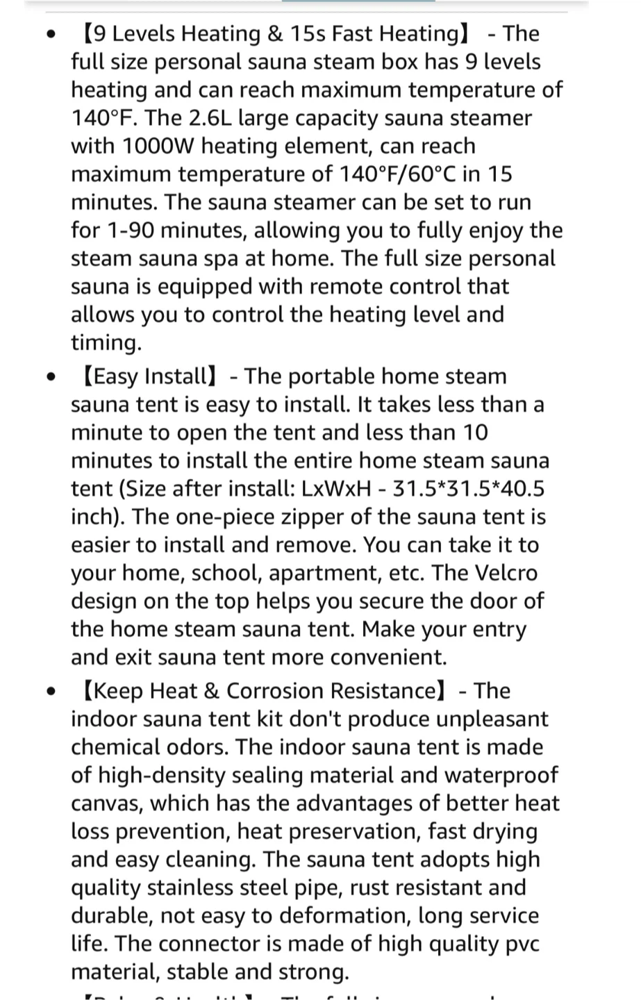 Portable Steam Sauna Tent - photo 4
