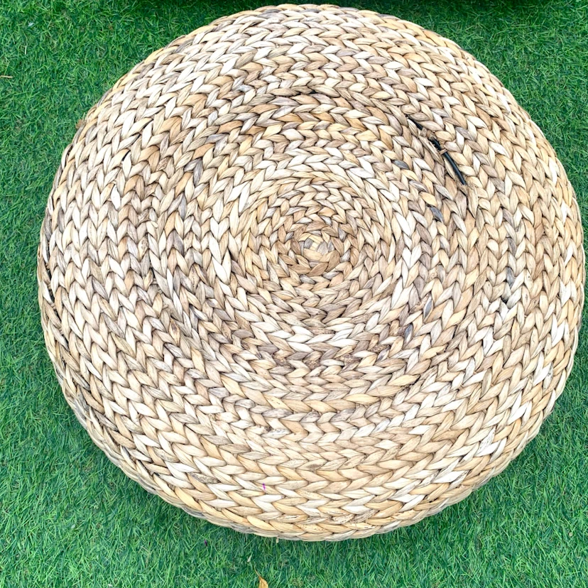 Wicker Accent Chair Ottoman Boho Furniture Natural Woven Decor - photo 3