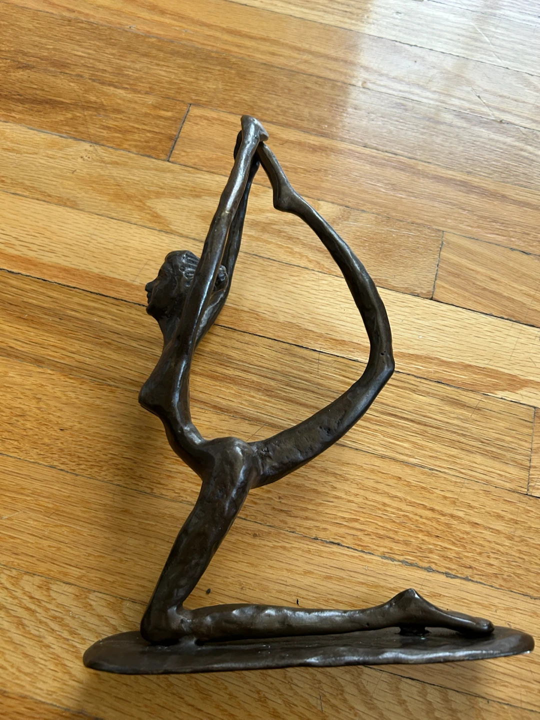 Bronze Yoga Pose Sculpture