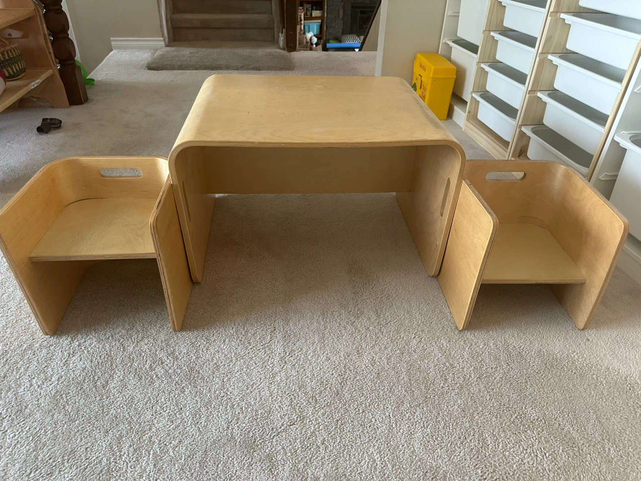 ECR4Kids Lap Desk with 2 Chairs