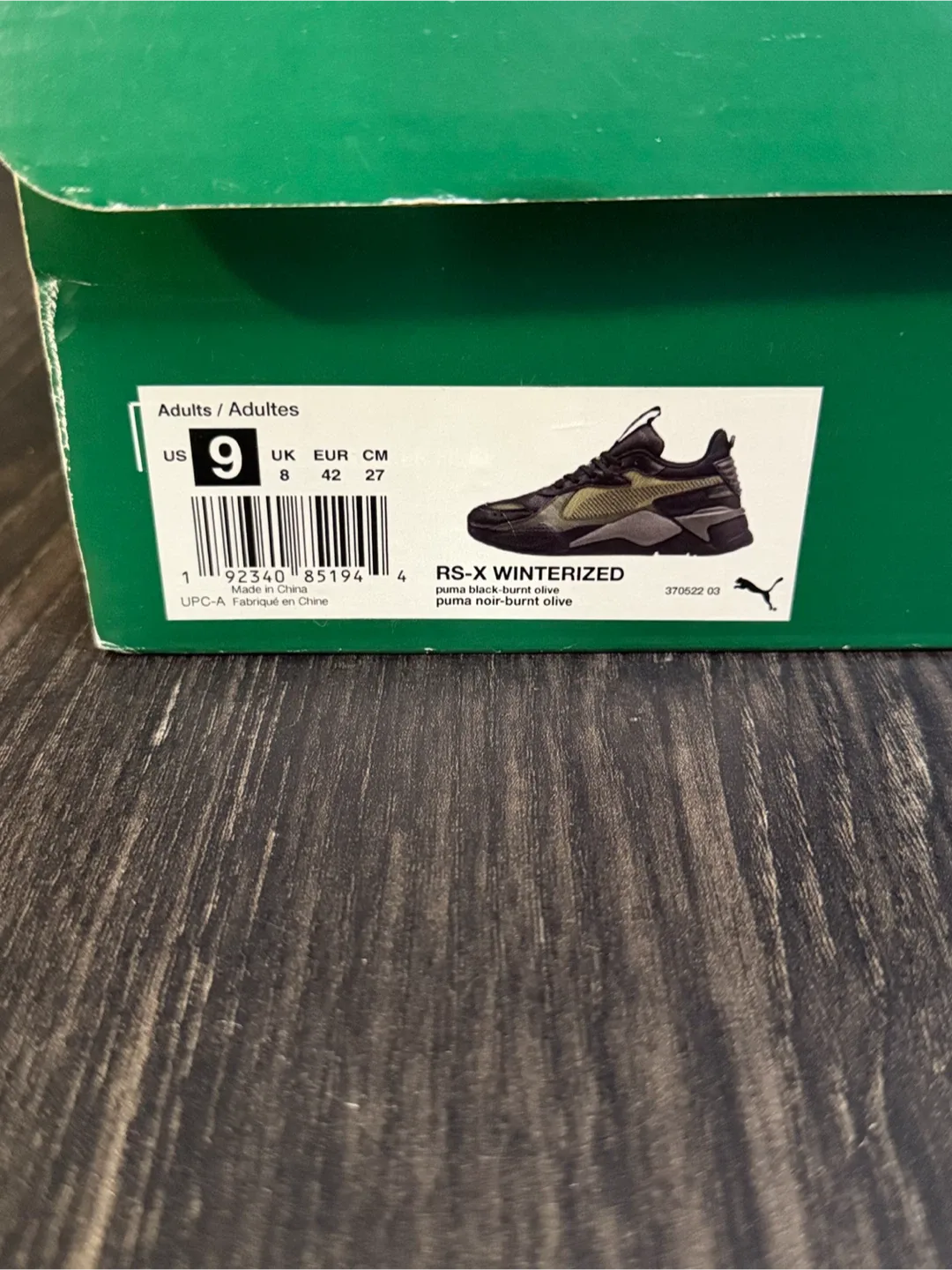 Puma RS-X Winterized Sneakers Size 9 - photo 5