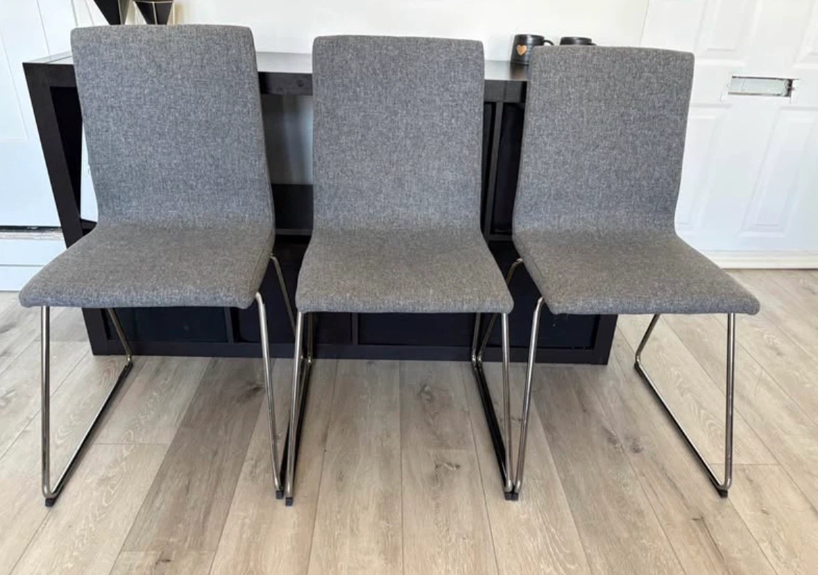 IKEA table and Set of 4 IKEA LILLÅNÄS Chairs - photo 3