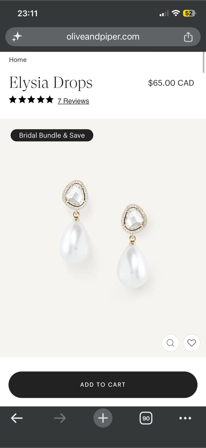 NEW 14K Olive & Piper Elysia Drops Earrings - photo 2