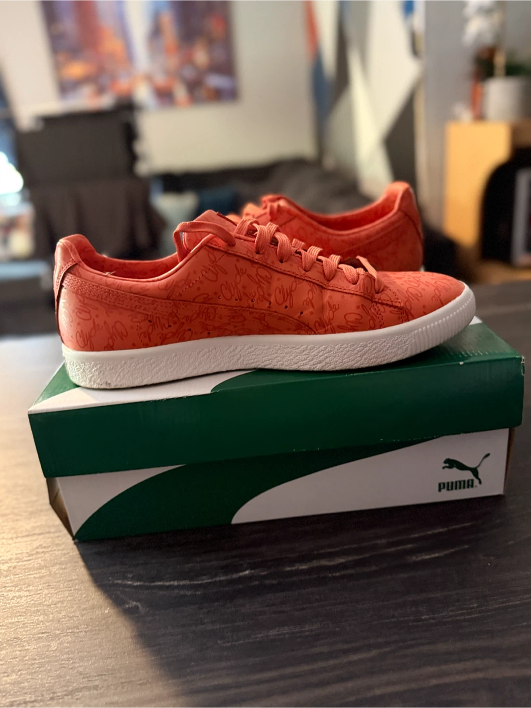 Puma Clyde Script Sneakers - photo 4