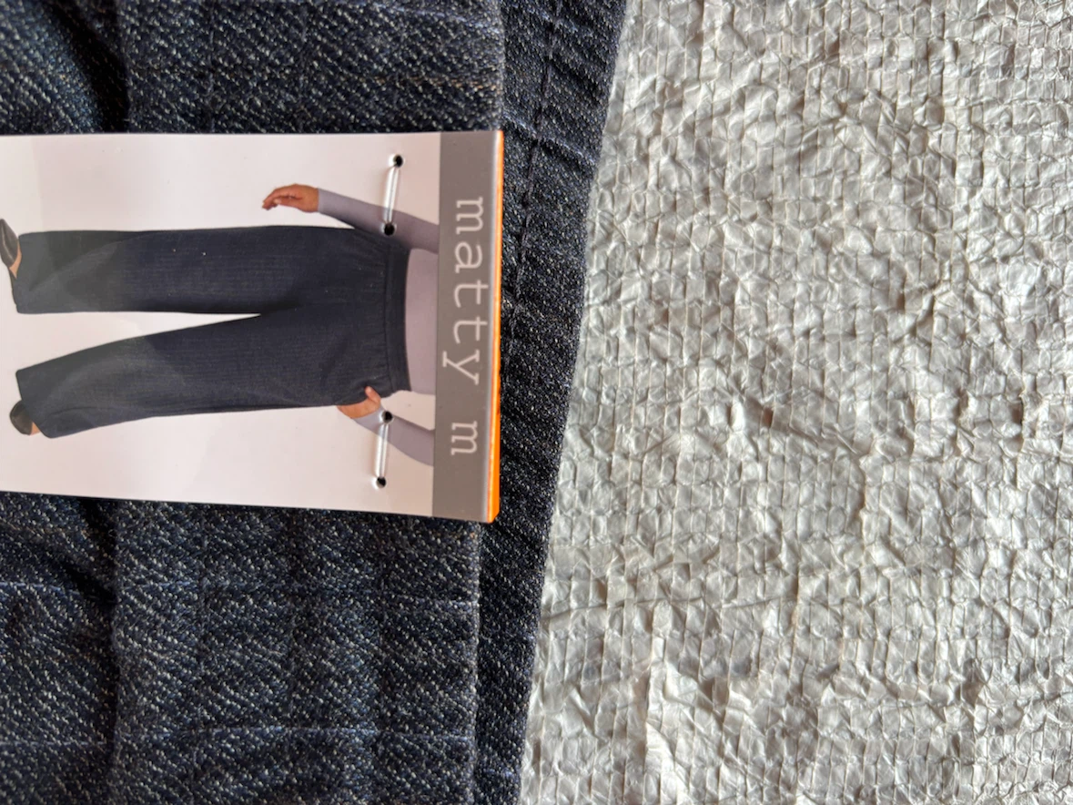 Matty M Grey Pinstripe Pants XXL - photo 2
