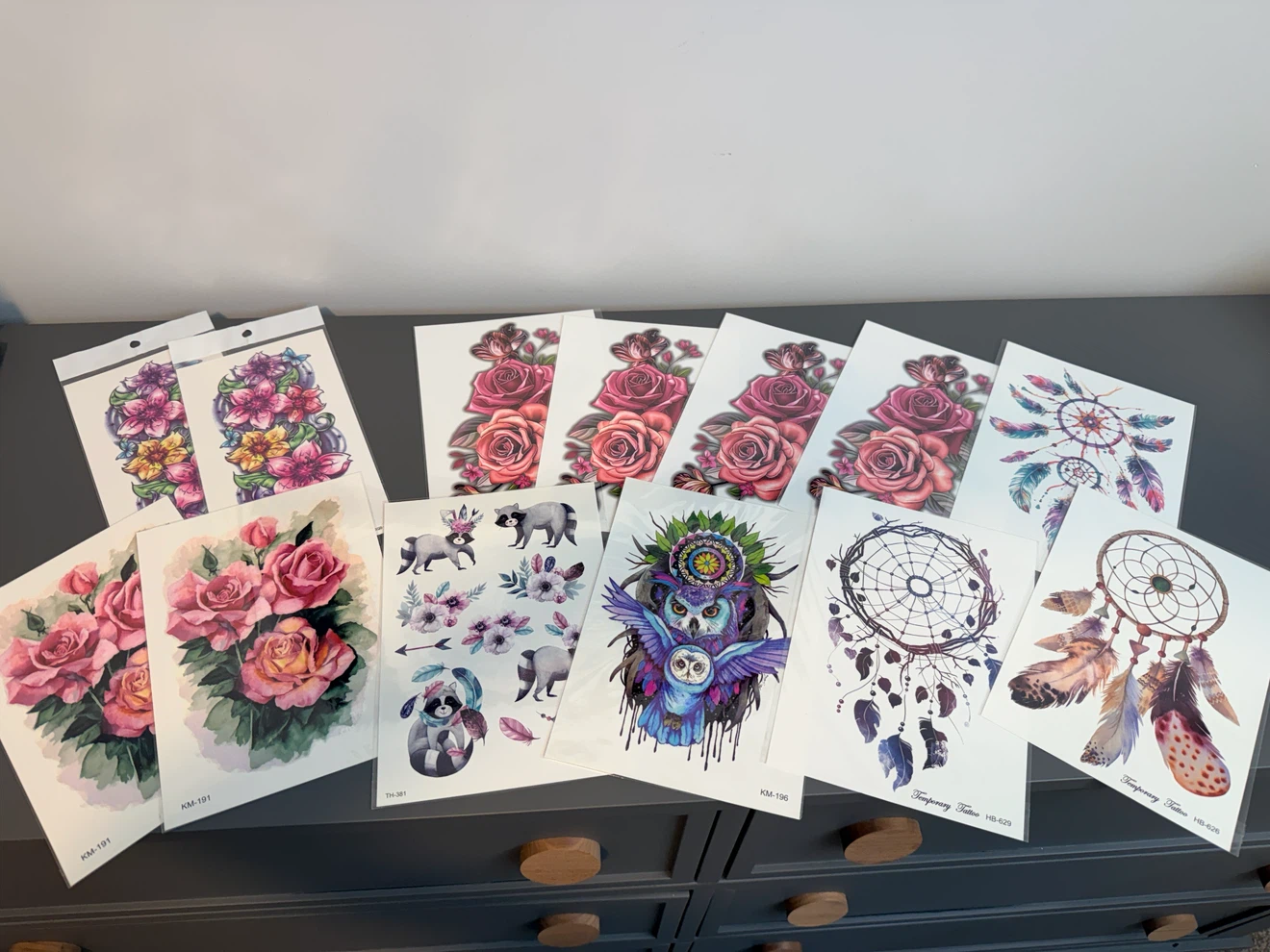 Assorted Temporary Tattoos - Various Designs - photo 2