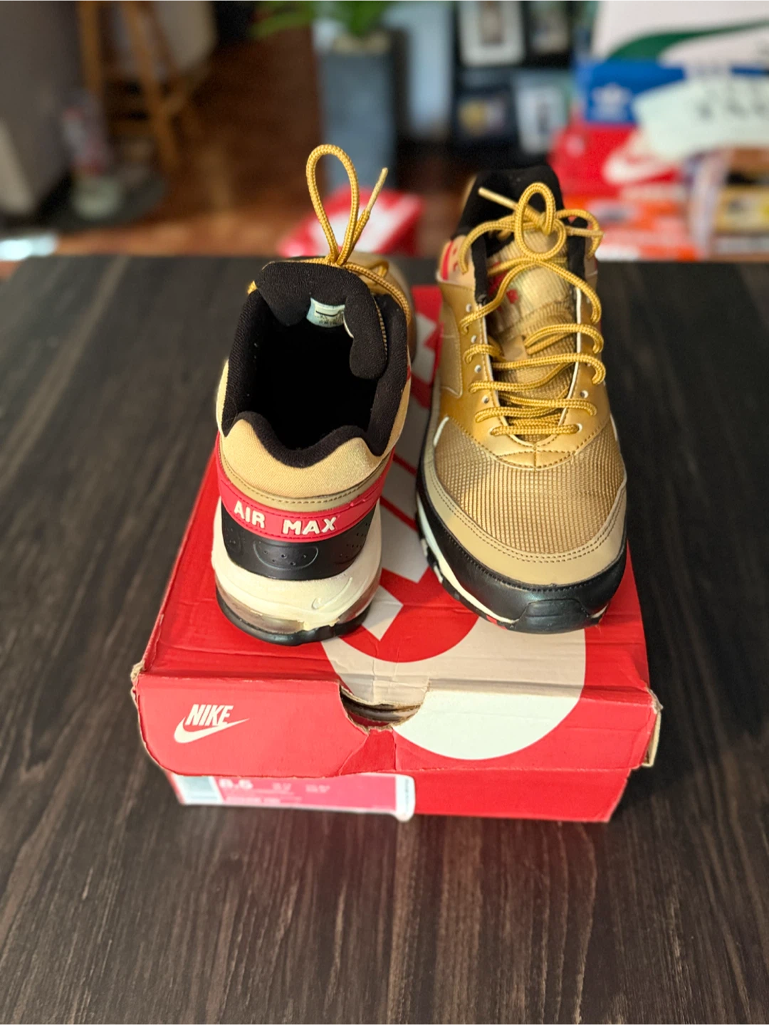 Nike Air Max 97/BW Gold Red Sneakers - photo 3