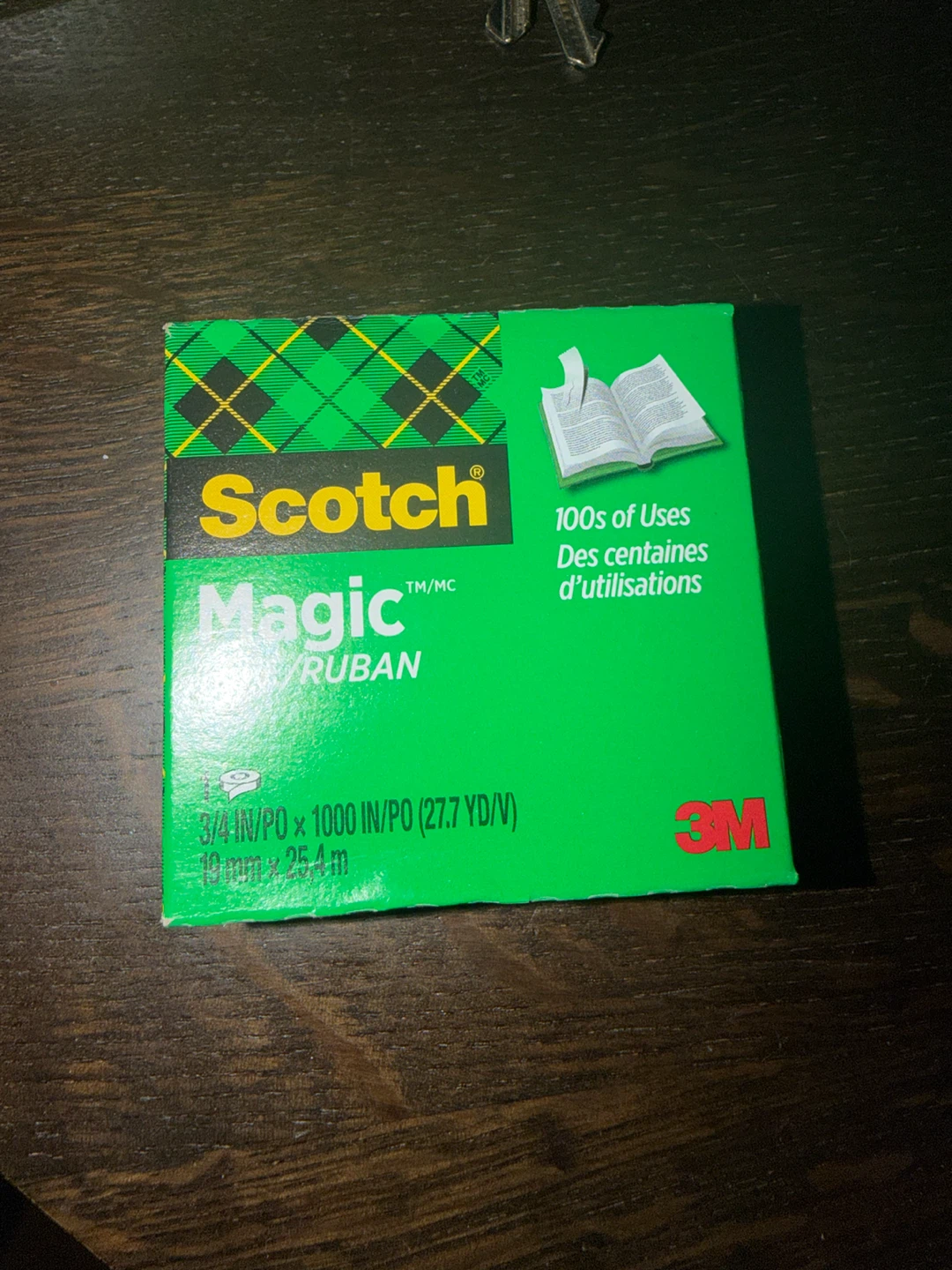 Scotch Magic Tape - 3/4 in x 1000 in (19 mm x 25.4 m) - New - photo 2