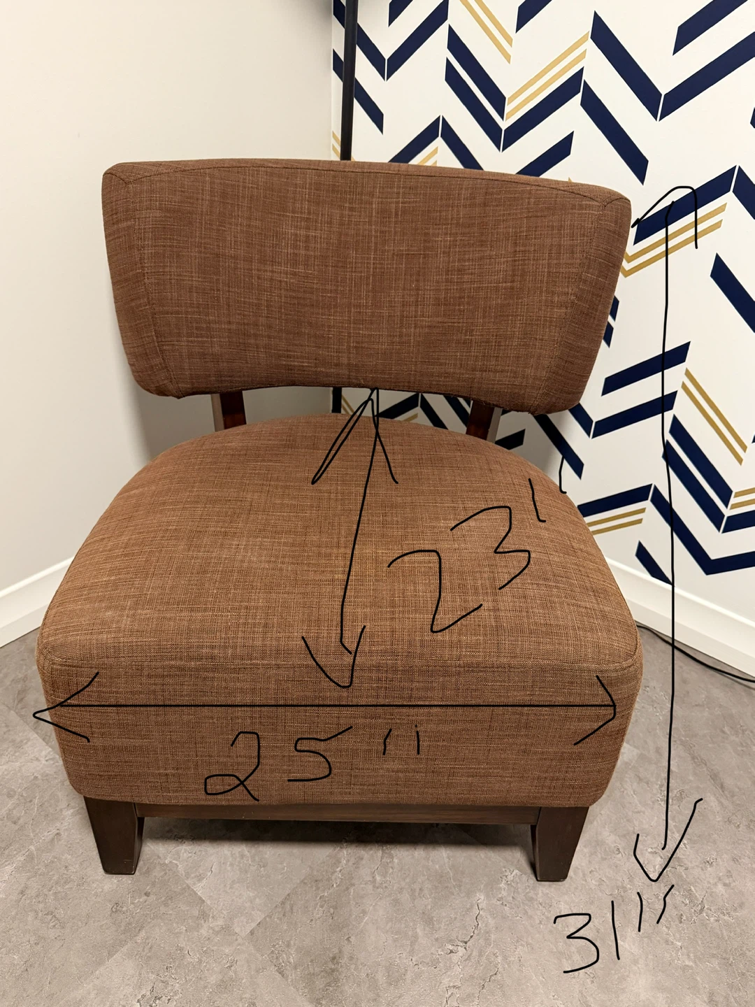 Brown Accent Chair - photo 5