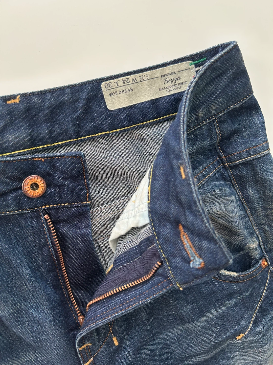 Diesel Fayza Relaxed Boyfriend Jeans W24 L30 - photo 2