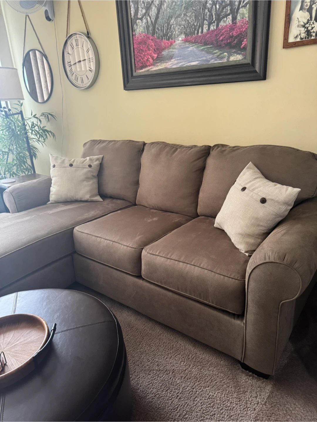 Brown Sectional Sofa