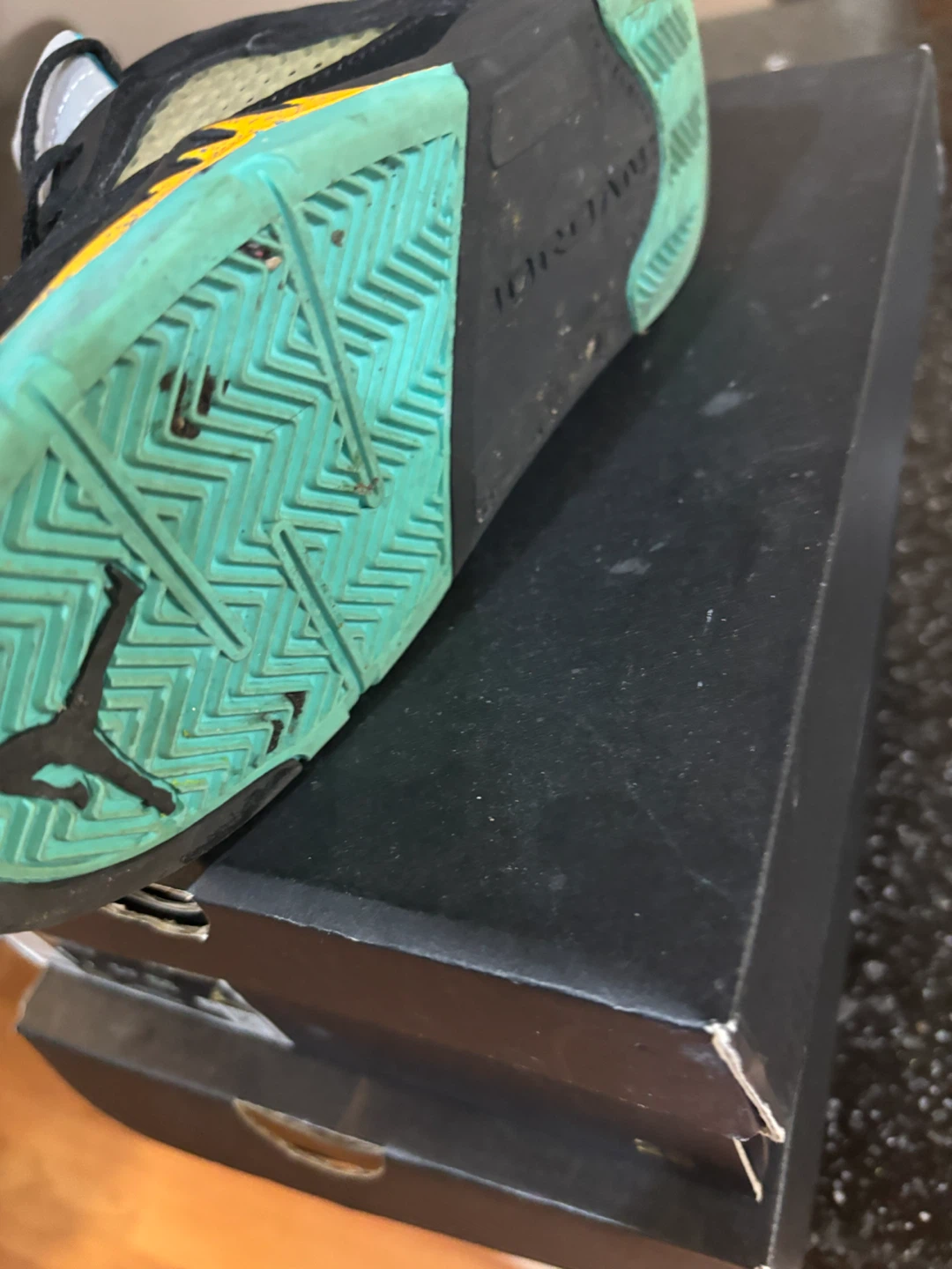 Jordan 5 Retro (PS) Black/Aquatone-Taxi - photo 3