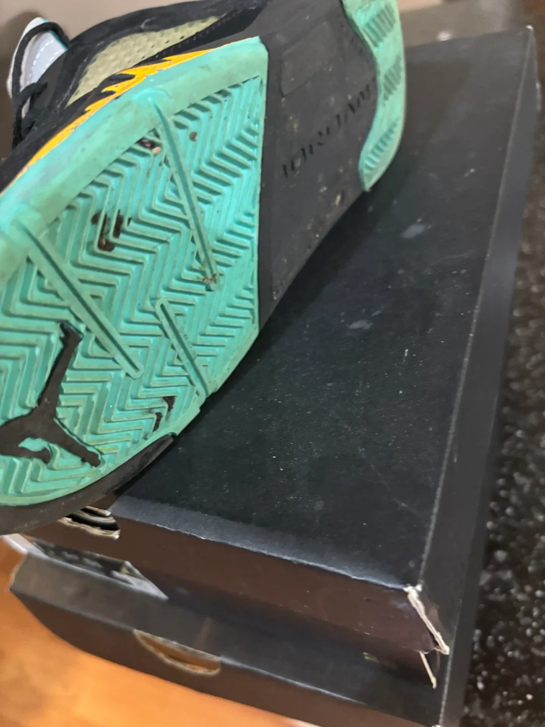 Jordan 5 Retro (PS) Black/Aquatone-Taxi - photo 3